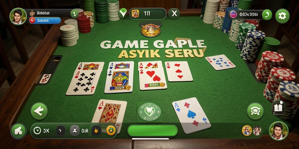 Tampilan gameplay Gaple yang seru dan interaktif di 116X.