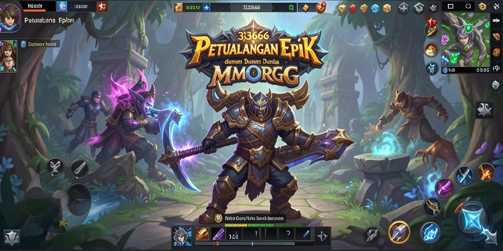 Tampilan gameplay epik dalam dunia fantasi 333666.