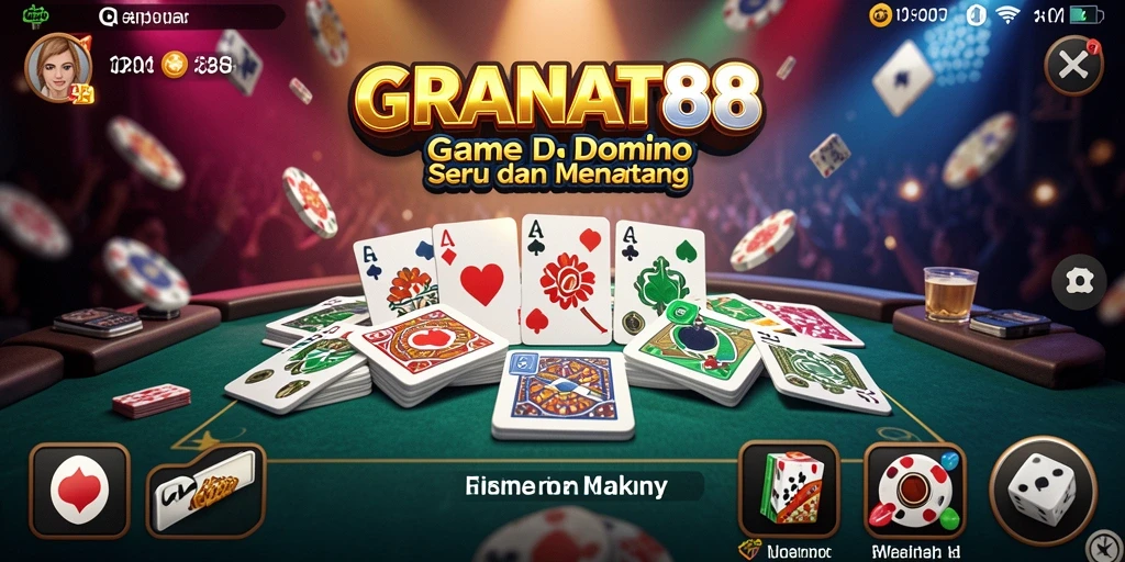Tampilan gameplay menarik dari GRANAT88 saat bermain Domino.