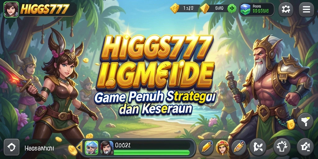 Tampilan gameplay HIGGS777 yang menarik dalam format Idle.
