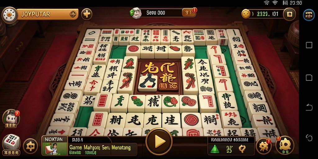 Tampilan gameplay seru dari <strong>JOYPUTAR</strong> yang penuh tantangan Mahjong.