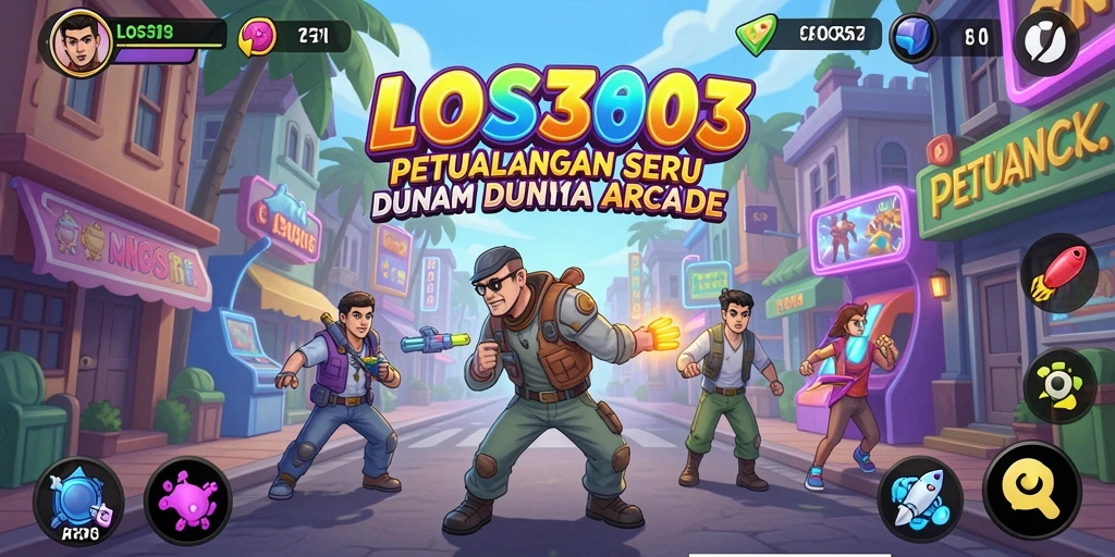 Screenshot gameplay LOS303 menampilkan aksi seru dalam tantangan Arcade.