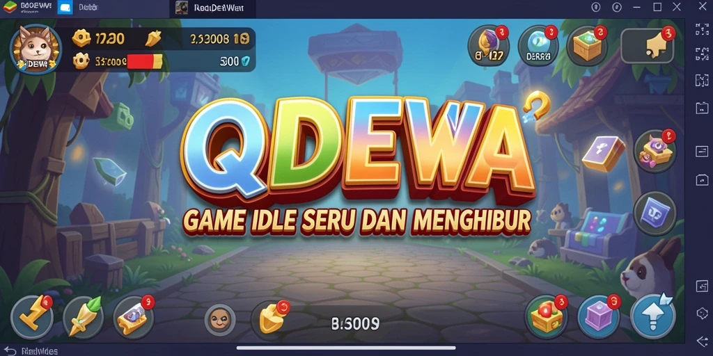 Tampilan gameplay <strong>QQDEWA</strong> yang menarik dengan elemen Idle.