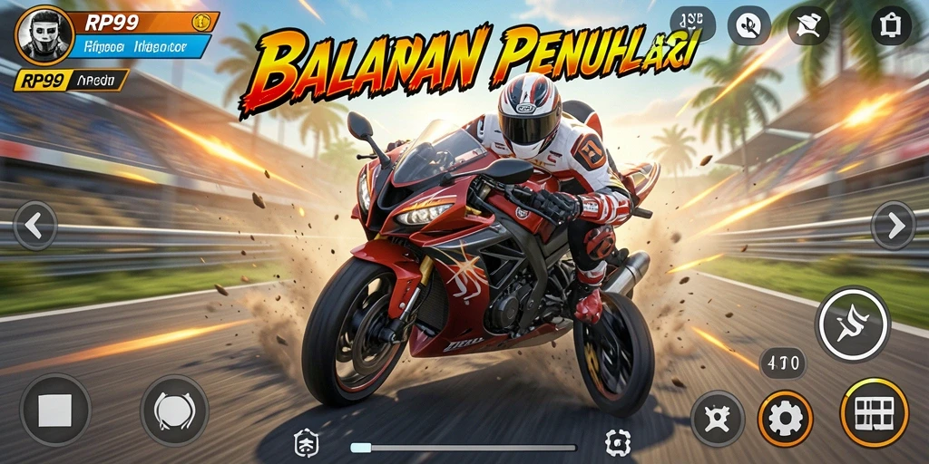 Tangkap momen seru saat balapan motor di RP99!