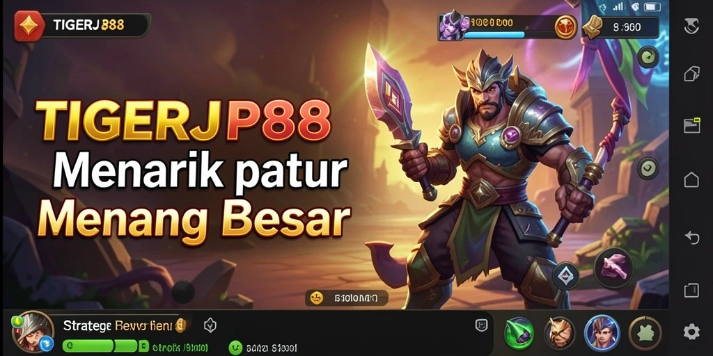 Tampilan gameplay <strong>TIGERJP88</strong> yang menegangkan dan strategis.